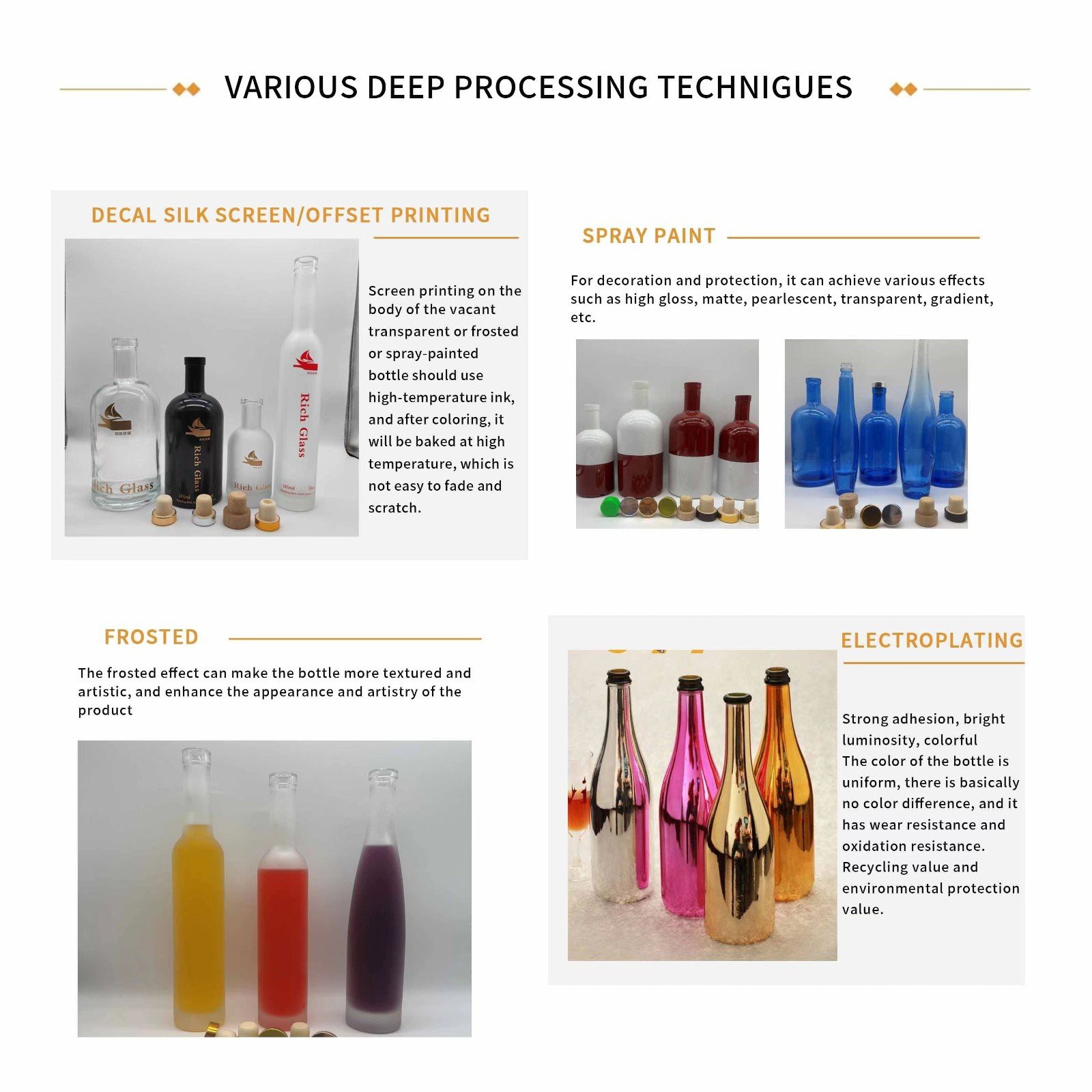 glass wine making bottles