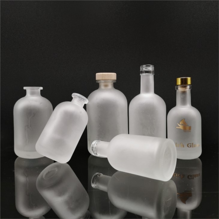 750ml Botol Wain Frosted