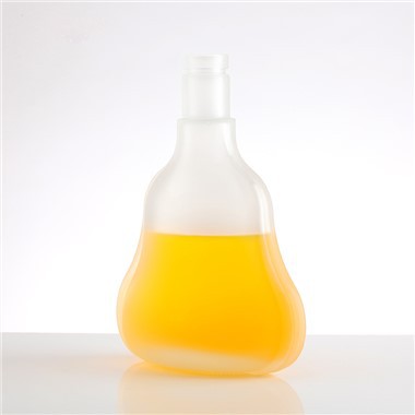 Botol Wain Kaca Frosted