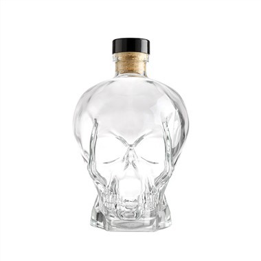 Botol Kaca Vodka Tengkorak