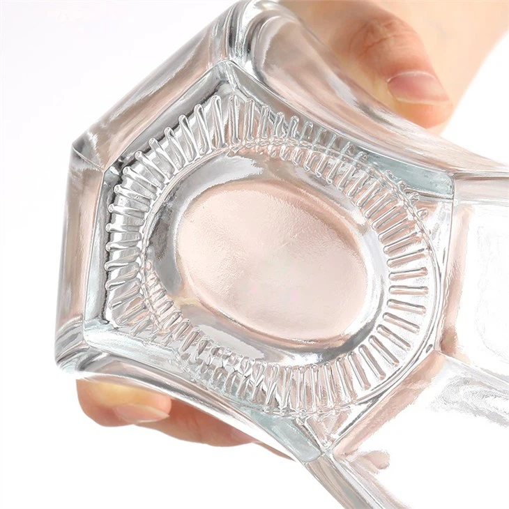 750ml Clear Glass Whiskey Bottles