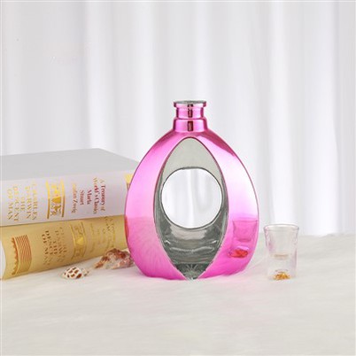 Botol Alkohol Kaca Elektroplatan Tersuai