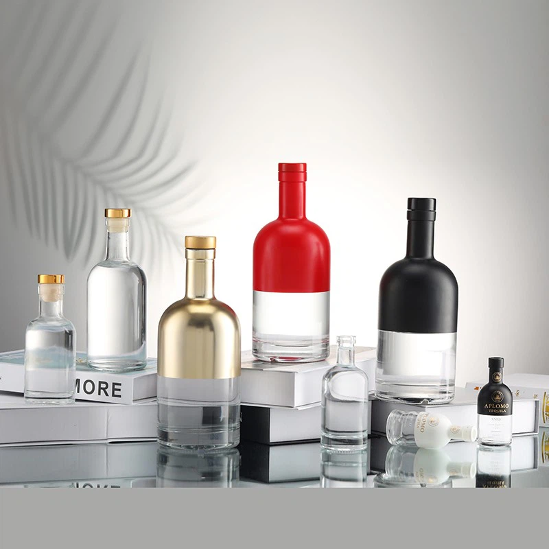 750ml Liquor Bottle Square Vodka