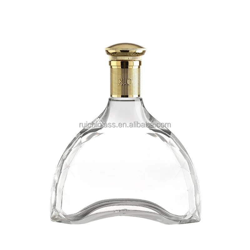 Brandy Glass Bottle Liquor With Lids