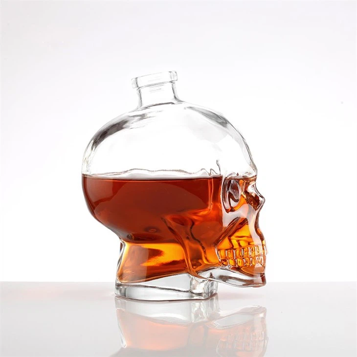 Crystal Vodka Skull Glasses