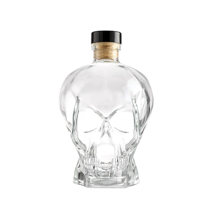 Crystal Vodka Skull Glasses