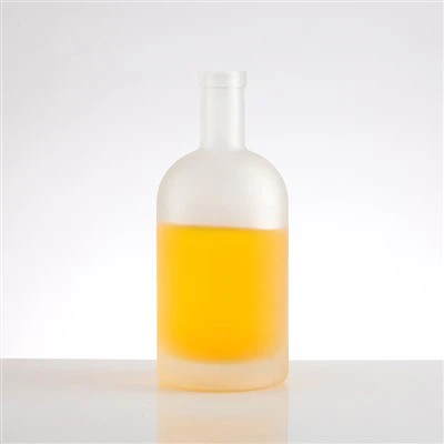 750ml 1000ml Frosted Printing Botol Kaca Wain