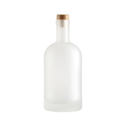Borong Botol Kaca Spirit Bulat Mewah Mewah 75cl Frosted Tersuai