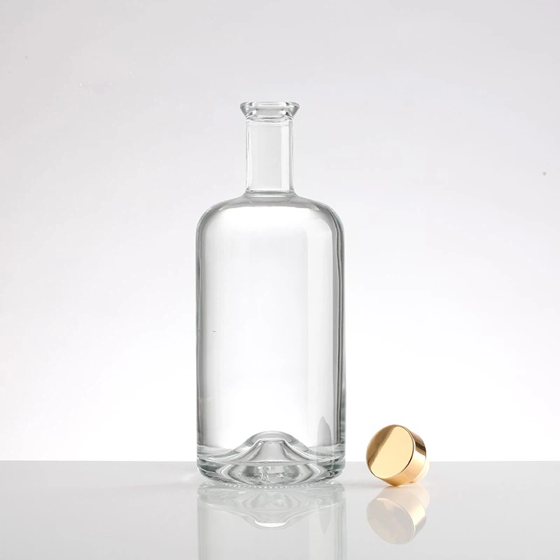 Top Grade Extra White Flint Vodka Glass Bottle