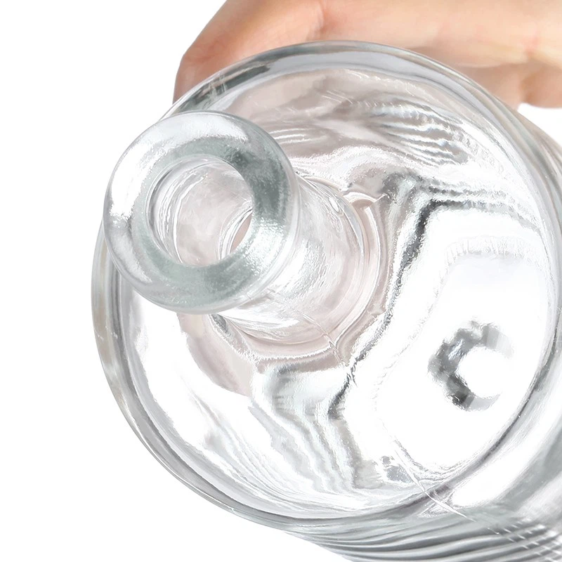 Top Grade Extra White Flint Vodka Glass Bottle